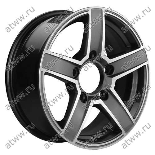 Диски литой Khomen 1614 6,5x16 5*139,7 Et:40 Dia:98,5 Gray-FP Екатеринбург