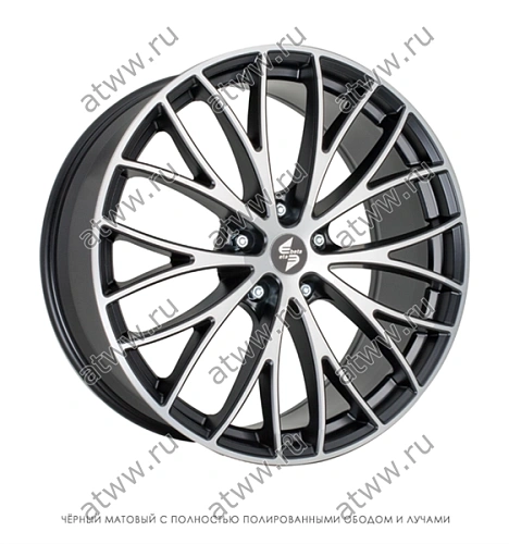Диски литой Eta Beta Piuma C 8x18 5*100 Et:40 Dia:67,1 Black Matt Polish Екатеринбург