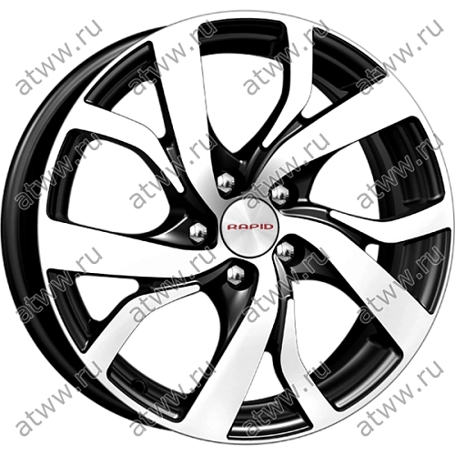 Диски литой K&K Палермо 6,5x16 5*105 Et:38 Dia:56,6 алмаз чёрный Екатеринбург