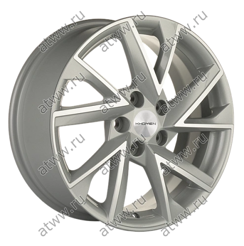 Диски литой Khomen 1714 7x17 5*114,3 Et:50 Dia:67,1 F-Silver-FP Екатеринбург