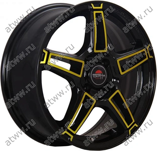 Диски литой YOKATTA Model-35 7x17 5*114,3 Et:50 Dia:64,1 BK+Y Екатеринбург