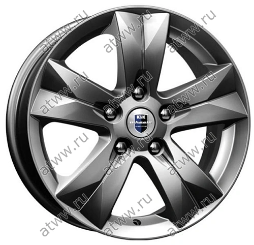 Диски литой K&K Crossline 6,5x16 5*114,3 Et:45 Dia:67,1 дарк платинум Екатеринбург