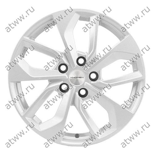 Диски литой Khomen 1703 7x17 5*114,3 Et:45 Dia:60,1 BLACK-FP Екатеринбург