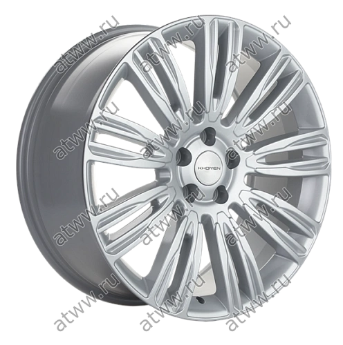 Диски литой Khomen 2004 8,5x20 5*120 Et:45 Dia:72,6 Brilliant Silver Екатеринбург