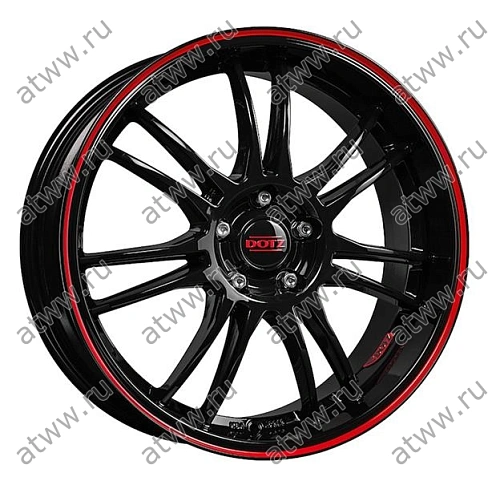 Диски литой Dotz Shift pinstripe red 8x19 5*112 Et:45 Dia:70,1 BKRL Екатеринбург