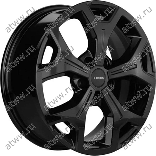 Диски литой Khomen 1710 6,5x17 5*114,3 Et:45 Dia:54,1 Black Екатеринбург