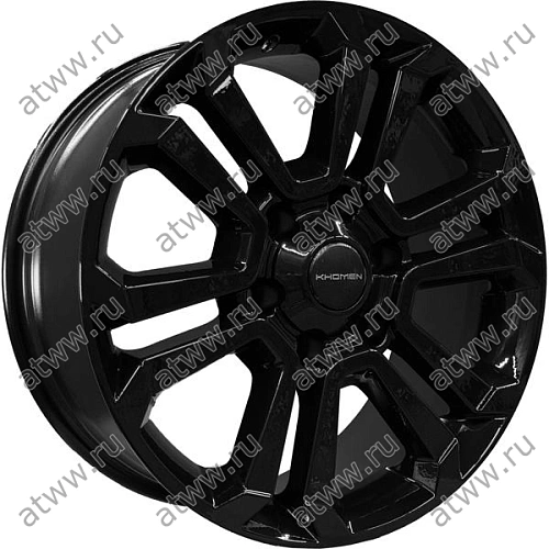 Диски литой Khomen KHW1817 7,5x18 6*114,3 Et:38 Dia:67,1 Black Екатеринбург