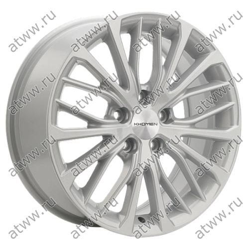 Диски литой Khomen 1705 7x17 5*114,3 Et:45 Dia:60,1 F-SILVER Екатеринбург