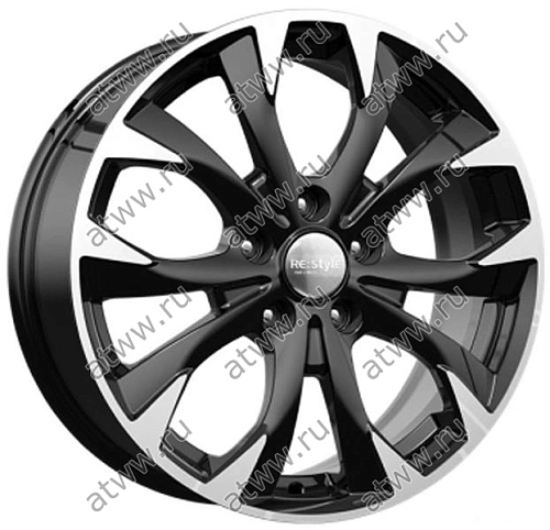 Диски литой K&K КС740 7x17 5*112 Et:54 Dia:57,1 алмаз черный Екатеринбург