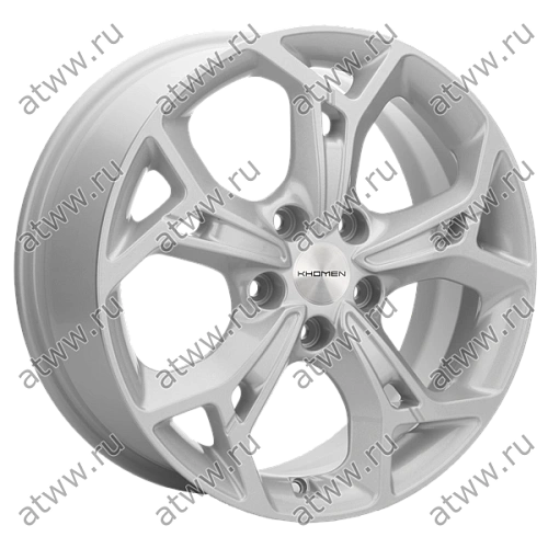 Диски литой Khomen 1702 7x17 5*114,3 Et:48,5 Dia:67,1 F_silver Екатеринбург