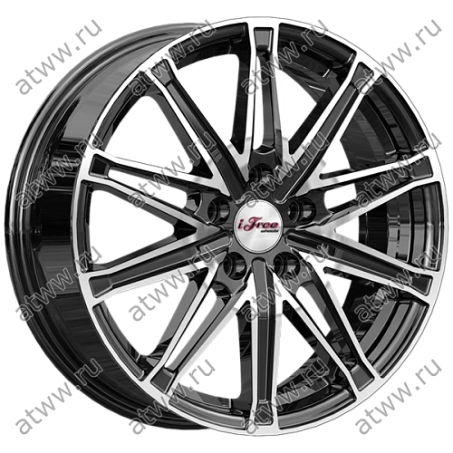 Диски литой iFree Виар 6,5x17 5*105 Et:38 Dia:56,6 Блэк джек Екатеринбург