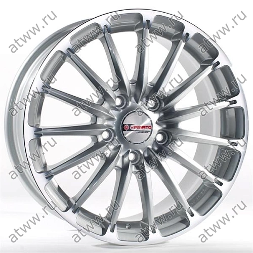 Диски литой Yamato Asakura 7x16 5*112 Et:42 Dia:73,1 Silver Lip Polish Екатеринбург