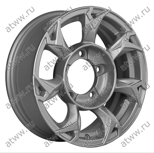 Диски литой Khomen 1505 5,5x15 5*139,7 Et:5 Dia:98 F-Silver Екатеринбург