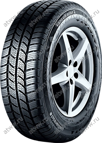 Зимние нешипованные шины Continental Vanco Winter 2 225/65R16 112/110R Екатеринбург