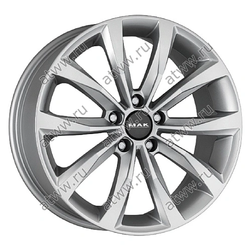 Диски литой MAK WOLF 7,5x18 5*114,3 Et:35 Dia:76,1 Silver Екатеринбург