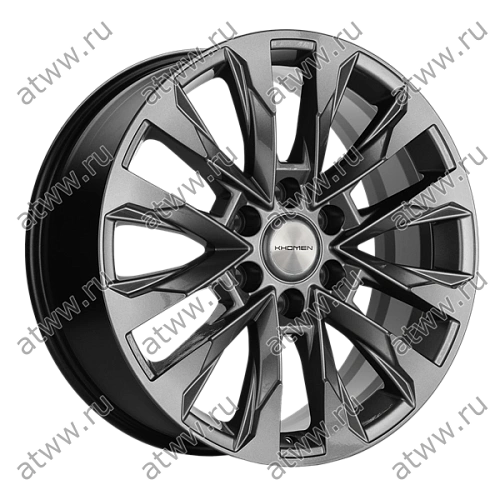 Диски литой Khomen 2010 8x20 6*139,7 Et:36 Dia:100,1 Gray Екатеринбург