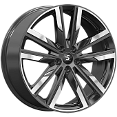 Premium Series КР014 8x20 5*108 Et:36 Dia:65,1 Diamond Black Gris