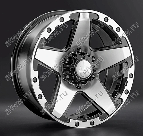 Диски литой LS wheels LS 1284 8x17 6*139,7 Et:25 Dia:106,1 bkf Екатеринбург