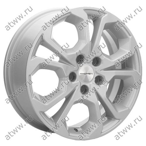 Диски литой Khomen 1711 6,5x17 5*108 Et:33 Dia:60,1 F-Silver Екатеринбург