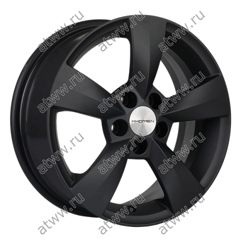 Диски литой Khomen 1504 6x15 5*100 Et:38 Dia:57,1 Black Екатеринбург