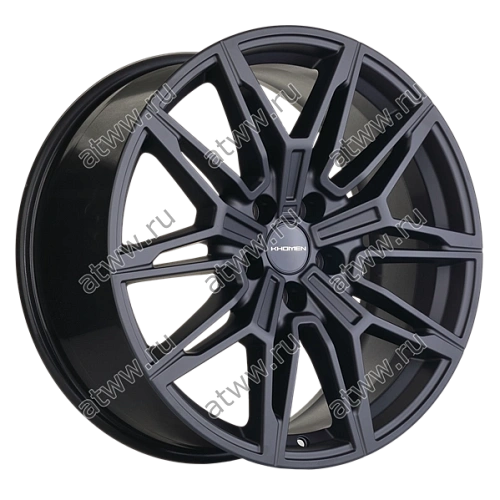 Диски литой Khomen 1904 8x19 5*112 Et:30 Dia:66,6 BLACK MATT Екатеринбург