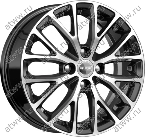 Диски литой K&K KC782 6x15 4*100 Et:48 Dia:54,1 Алмаз чёрный Екатеринбург