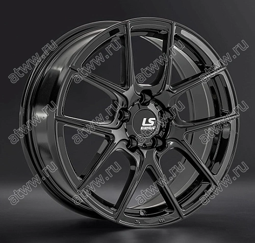 Диски литой LS wheels FlowForming RC06 7,5x17 5*112 Et:30 Dia:66,6 bk Екатеринбург