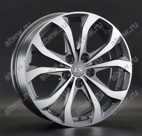 Диски литой LS wheels LS 843 7x17 5*114,3 Et:45 Dia:67,1 GMF Екатеринбург