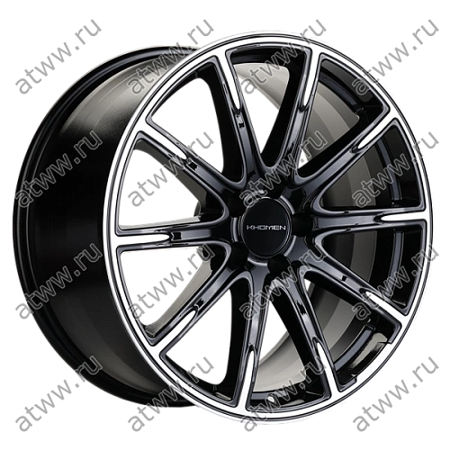 Диски литой Khomen 1903 9,5x19 5*112 Et:40 Dia:66,6 Black-FP Екатеринбург