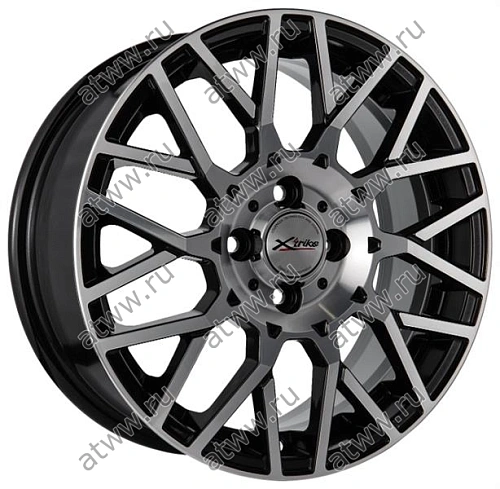 Диски литой X'trike X-125 6,5x16 4*100 Et:48 Dia:54,1 BK/FP Екатеринбург