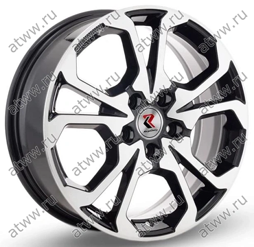 Диски литой RepliKey Creta (R242) 6,5x17 5*114,3 Et:49 Dia:67,1 BK/FP Екатеринбург