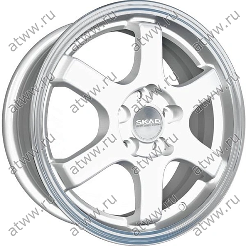 Диски литой Скад Киото 6x15 4*100 Et:48 Dia:54,1 алмаз белый Екатеринбург