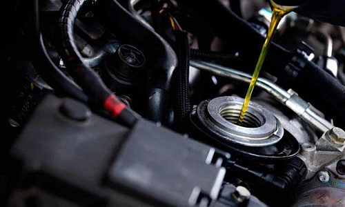 Замена масла в двигателе